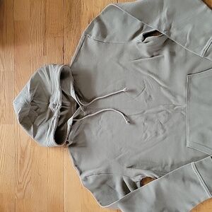 Original Use Men's Size M Kangroo Pocket Long Sweatshirt Hoodie Olive Gr…
